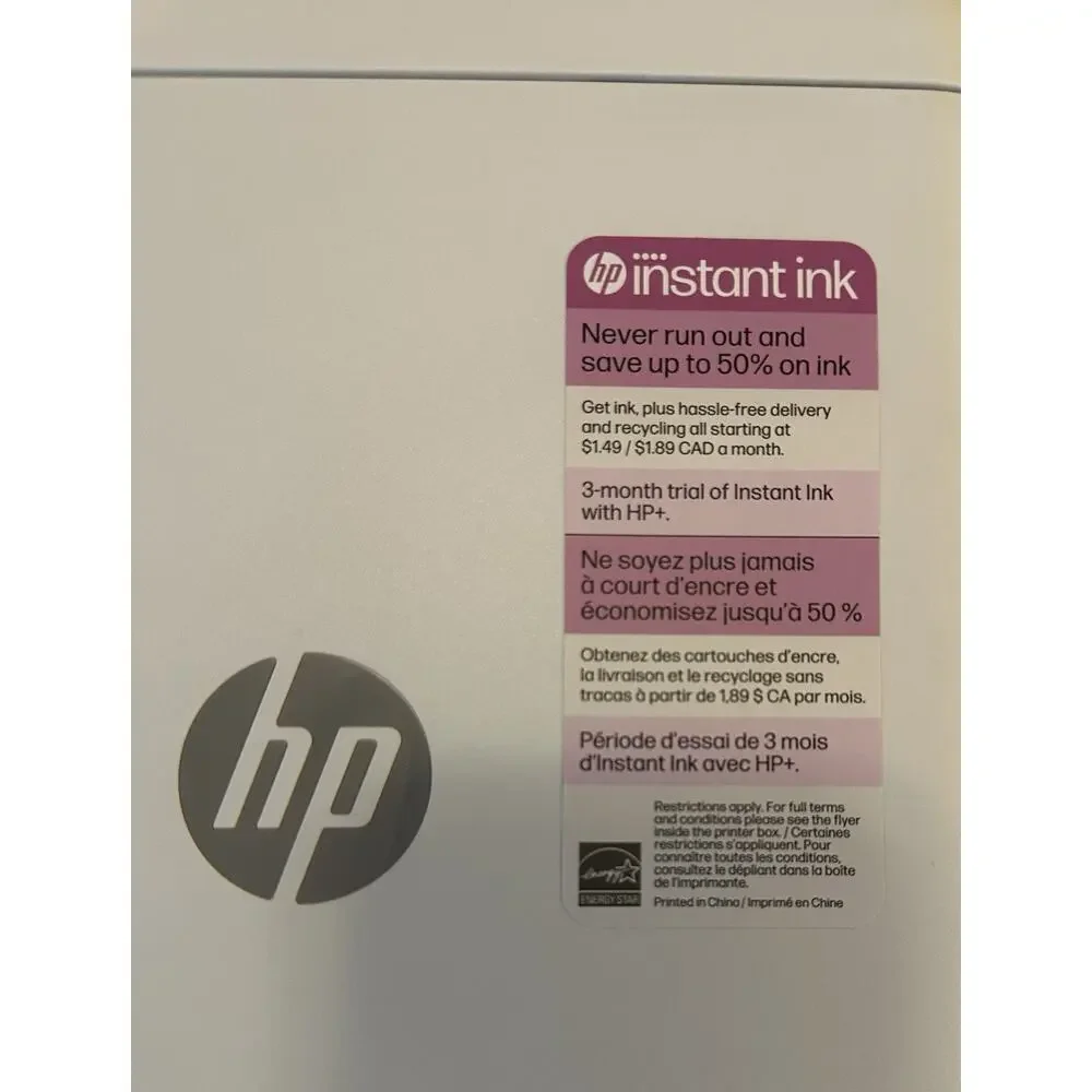HP Envy 6455e All-In-One Color Inkjet Printer USB Scanner Copier White Tested